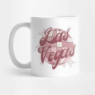 Las Vegas Nevada City pink retro Mug